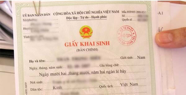 Dịch thuật giấy khai sinh 