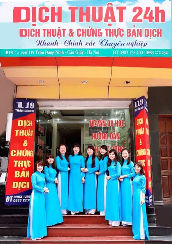 Dịch thuật công chứng 24h