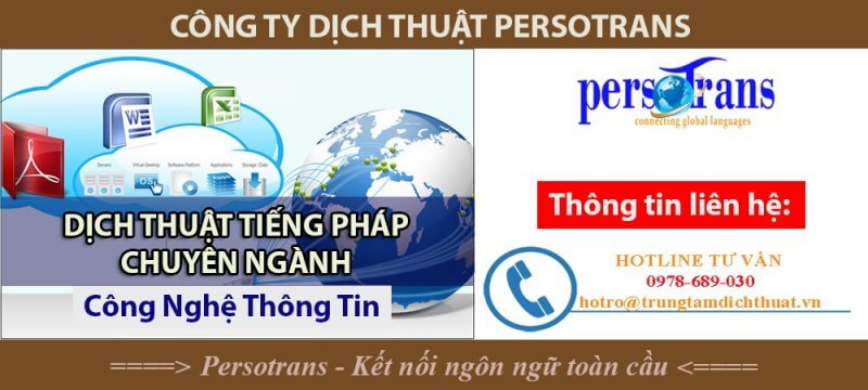 Công ty Dịch thuật Persotrans