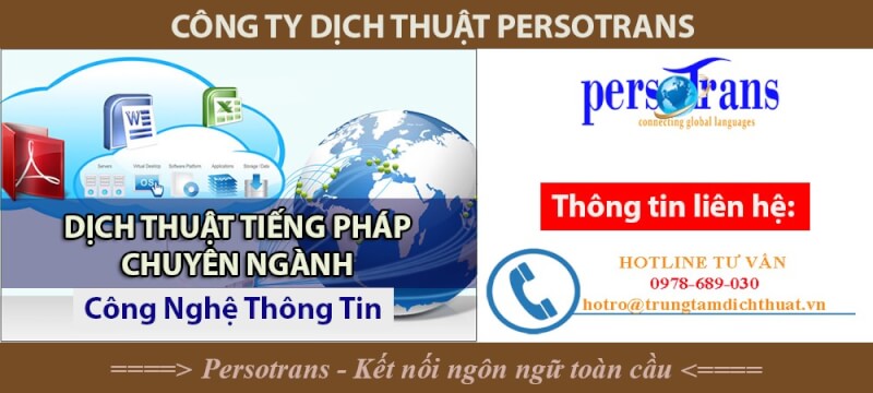 Dịch thuật Persotrans