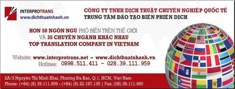 Công ty Dịch thuật chuyên nghiệp quốc tế Interprotrans