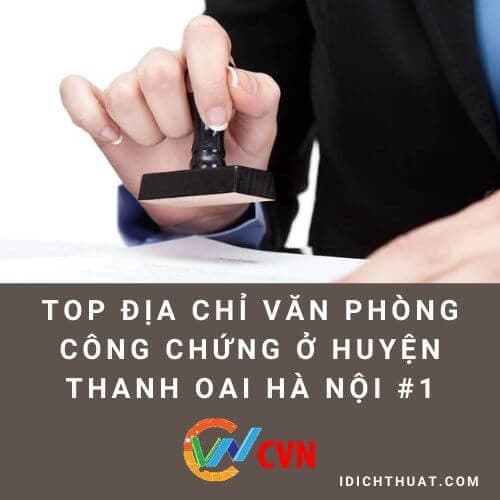 thong tin dia chi lien he van phong cong chung tai thanh oai ha noi