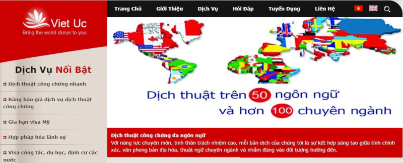 Dịch vụ dịch thuật tại Bạc Liêu chất lượng, uy tín