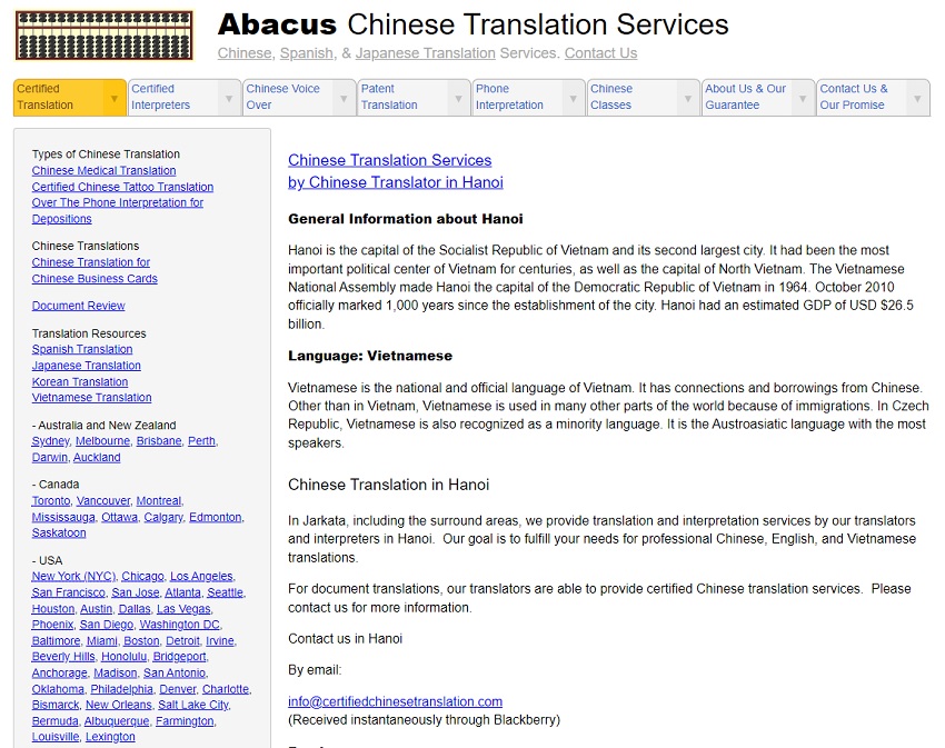 Abacus Translation Company