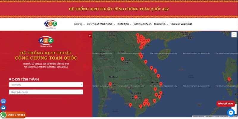 Dịch thuật công chứng A2Z