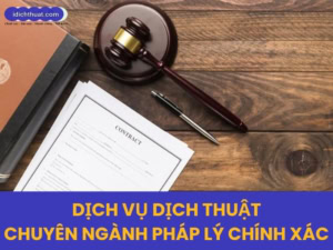dịch thuật chuyên ngành pháp lý
