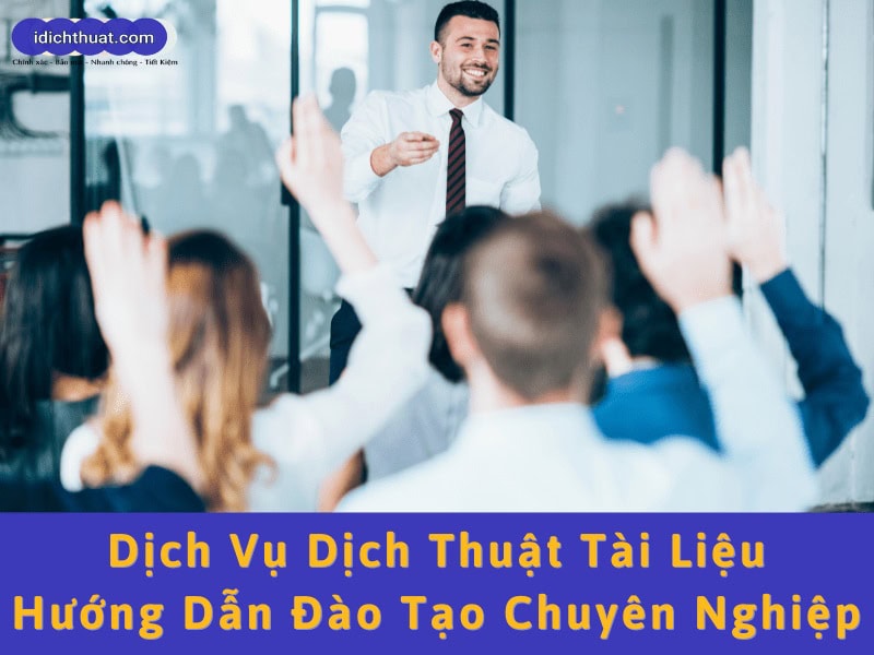 dịch tài liệu hướng dẫn đào tạo