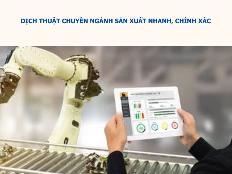 dịch thuật chuyên ngành sản xuất