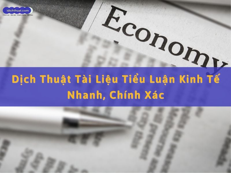 dịch thuật tài liệu tiểu luận kinh tế