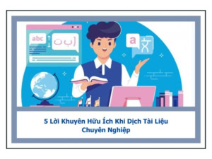 lời khuyên khi dịch tài liệu