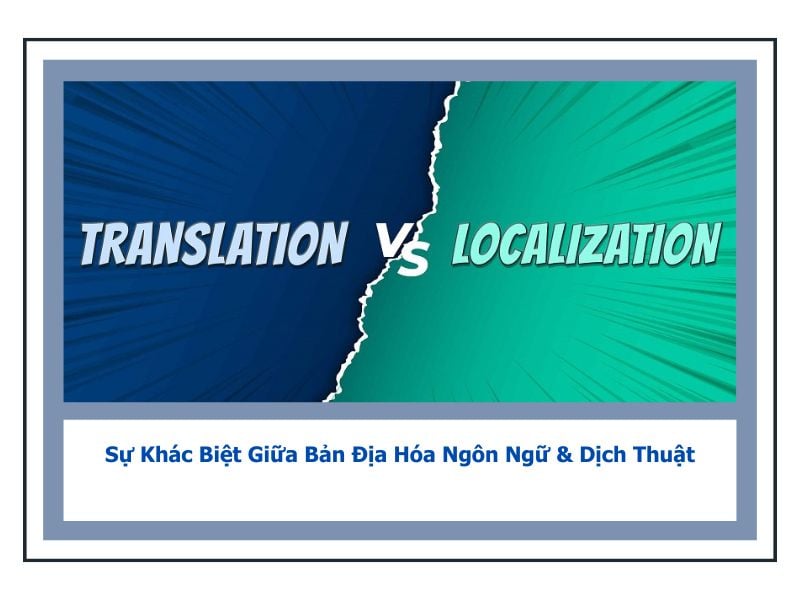 so sánh bản địa hóa và dịch thuật