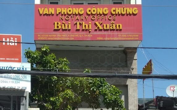 dịch vụ công chứng uy tín quận 7 hcm