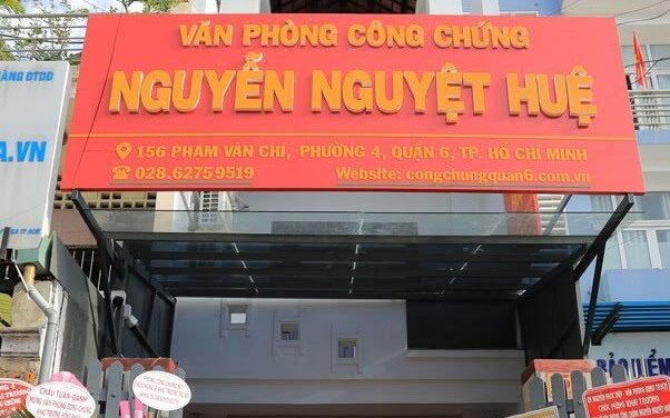 dịch vụ công chứng lấy liền quận 6