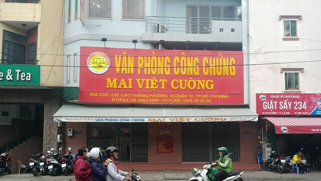 văn phòng công chứng nhanh tại quận 10