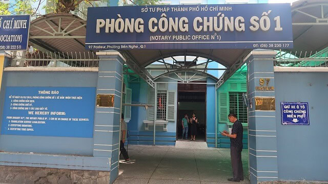 Phòng Công Chứng Số 1 TP. HCM