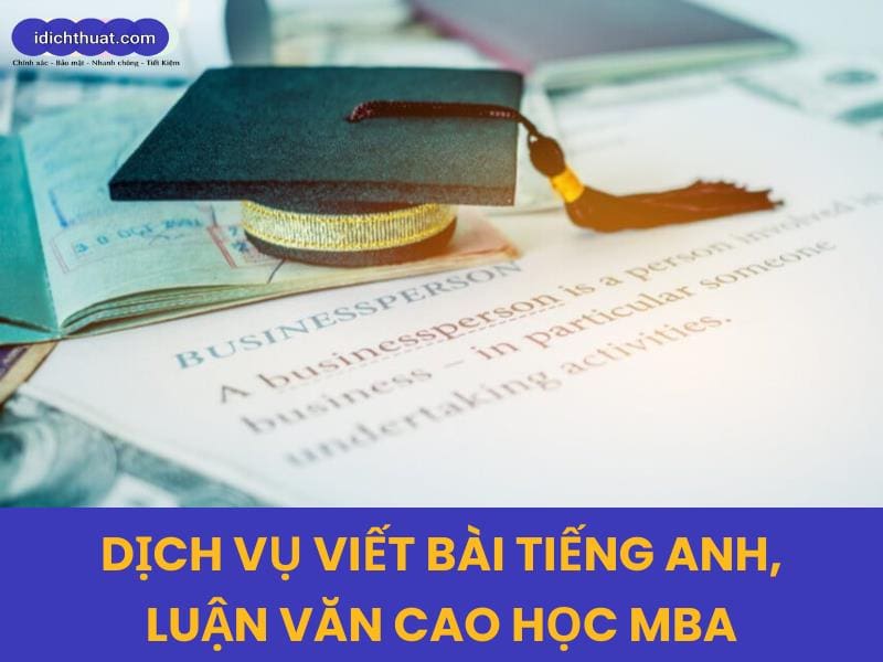 dịch vụ viết bài tiếng anh, luận văn cao học MBA