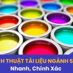 dịch thuật tài liệu ngành sơn