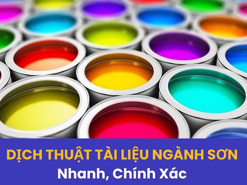 dịch thuật tài liệu ngành sơn