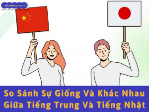 so sánh tiếng trung và nhật