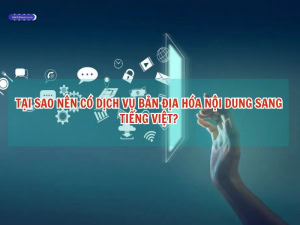 bản địa hóa nội dung sang tiếng việt