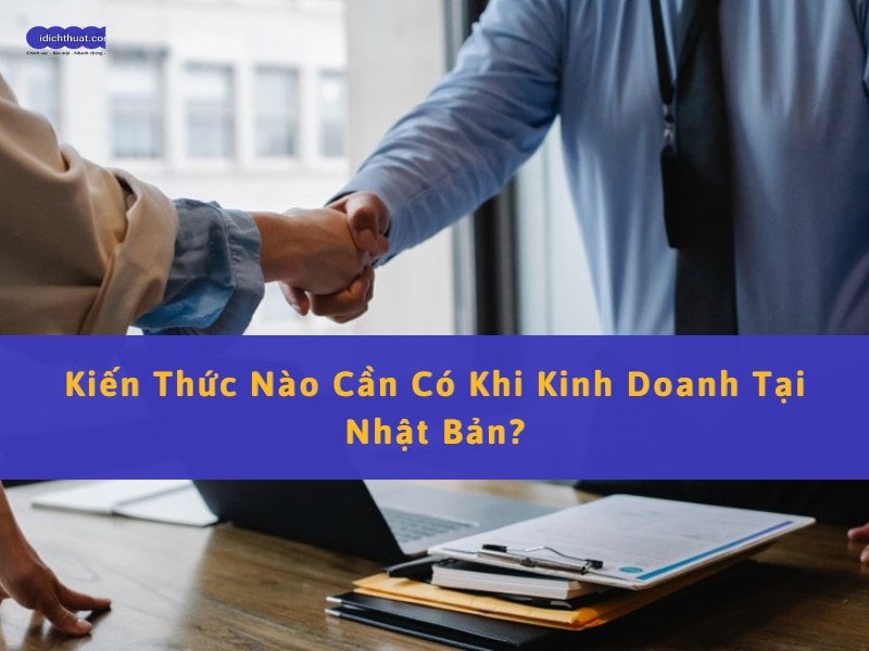 kiến thức kinh doanh tại Nhật Bản