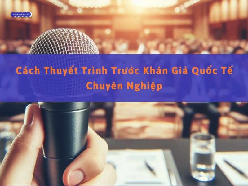 cách thuyết trình trước khán giả quốc tế