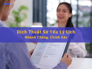 dịch thuật tài liệu sơ yếu lý lịch