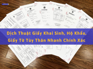 dịch thuật giấy tờ tùy thân
