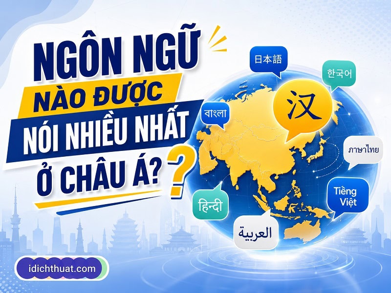ngôn ngữ được nói nhiều ở châu á