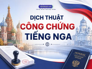 dịch thuật công chứng tiếng Nga