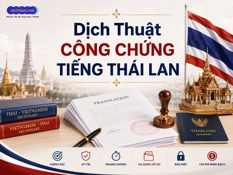 dịch thuật công chứng tiếng thái