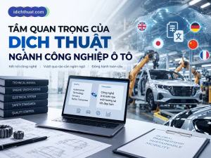 tầm quan trong dịch thuật ngành công nghiệp ô tô