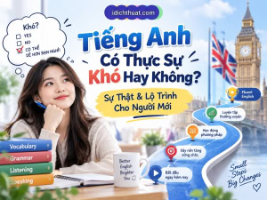 tiếng anh có thực sự khó hay không
