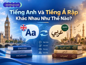 tiếng anh và tiếng ả rập khác nhau như thế nào